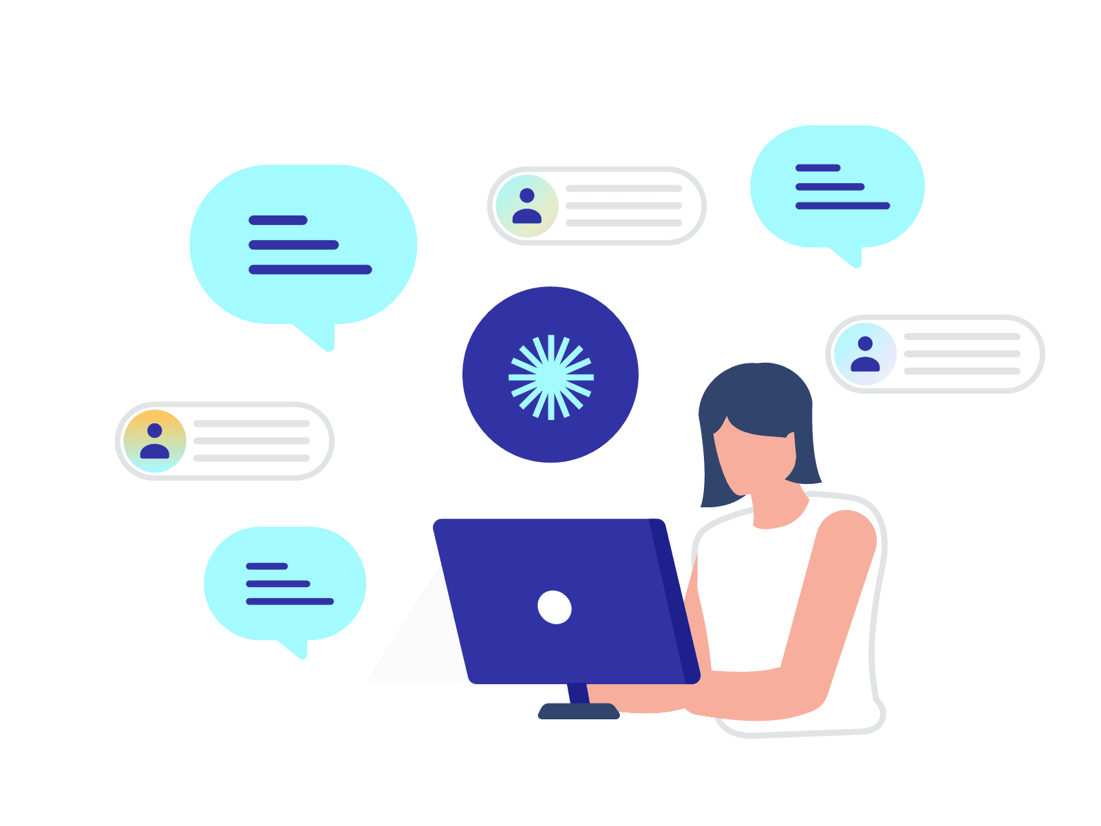 calling teams illustration